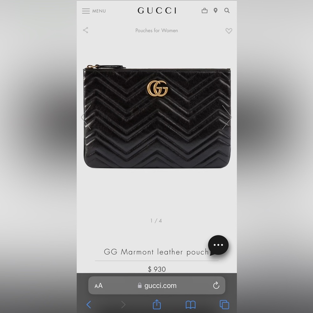 Gucci GG Marmont leather pouch - Picture 7 of 7